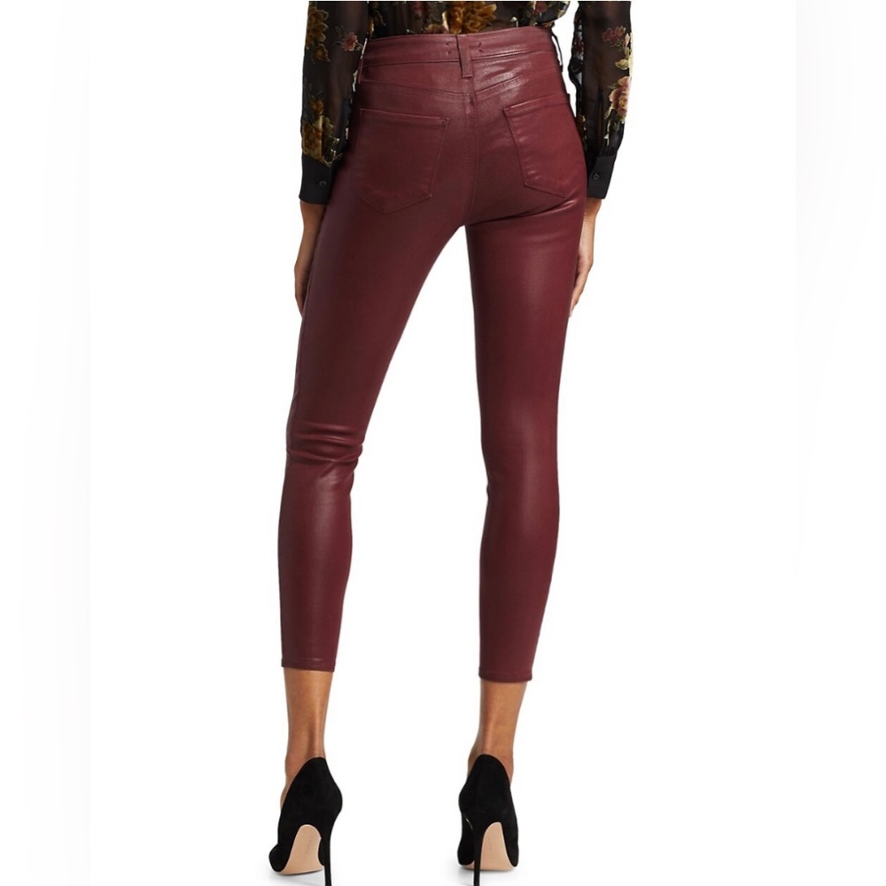 L’AGENCE Margot Coated Skinny Jeans - Picture 8 of 10